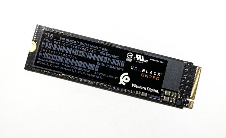 WD Black SN750 1TB WDS100T3X0C Gaming M.2 SSD Review: Benchmarks and Photo Tour