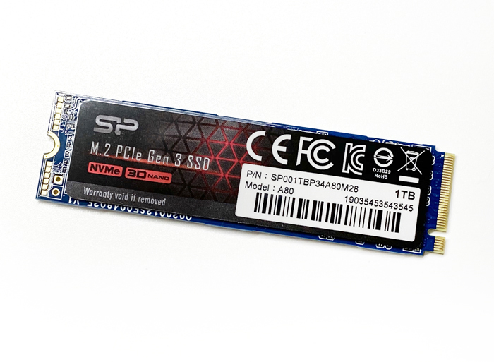 ◆シリコンパワー◆M.2 SSD NVNe 容量1TB　TBW1665