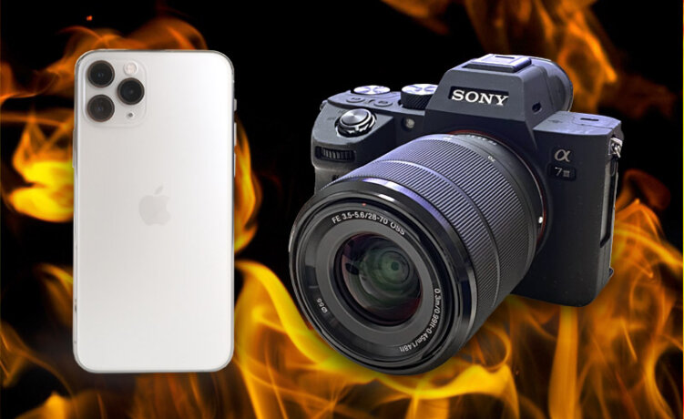 iPhone のカメラは本当に一眼レフ並なのか？SONY α7III とガチンコ勝負してみた
