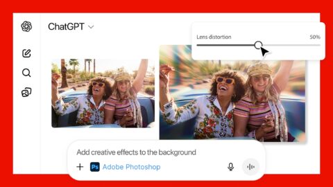 Adobe、Photoshop・Express・AcrobatをChatGPTで提供開始 対話形式で写真編集が可能に