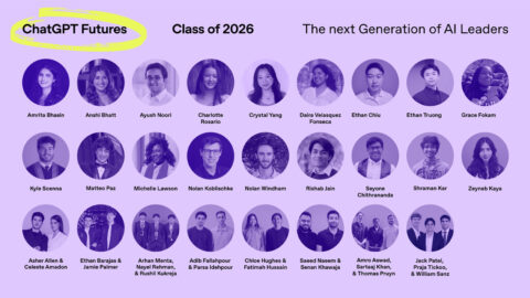 OpenAI Unveils First "ChatGPT Futures: Class of 2026," $10,000 Grants for 26 Young Builders