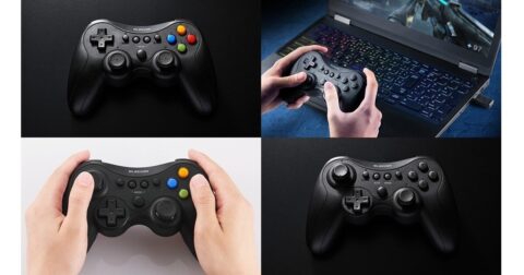 エレコム、充電式ワイヤレスゲームパッドを4機種発売 FPS特化モデルも