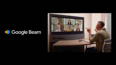 Google 為 Beam 推出多人會議新實驗,將非 Beam 裝置參與者以真人大小入座顯示