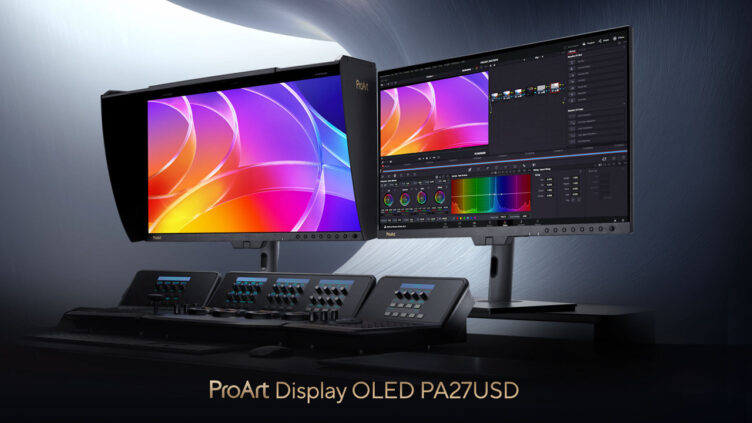 ASUS Unveils ProArt OLED PA27USD and PA32USD: 4K 240Hz With 12G-SDI for Video Editing