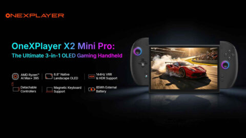 ONEXPLAYER X2 Mini Pro 发布：8.8 英寸 OLED 搭配 Ryzen AI Max+ 388，2,499 美元起