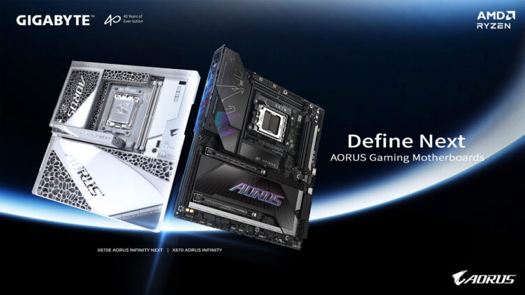 GIGABYTE、創業40周年の「INFINITY」シリーズを披露 金属3Dプリント製マザーボードが目玉