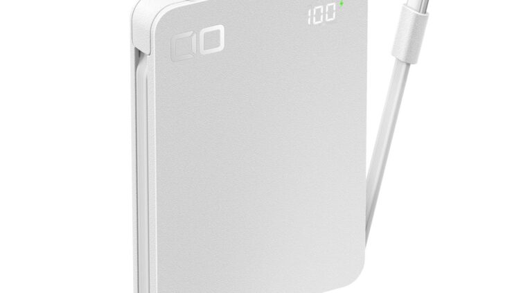 CIO、ケーブル内蔵モバイルバッテリー「SMARTCOBY Ex04」ホワイト発売 半固体系セルとQi2.2の25W充電に対応