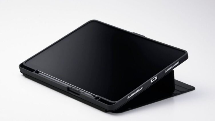 エレコム、Wacom MovinkPad 11用 薄型フラップケースを発売 3段階スタンドとペンホルダー搭載