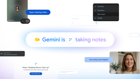 Google Meet、Geminiが会議メモを自動作成 AI Pro・Ultra向けに「Take notes for me」提供開始