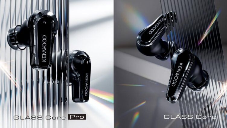 KENWOOD、業界初ガラス振動板の完全ワイヤレス「GLASS Core」2機種を発売