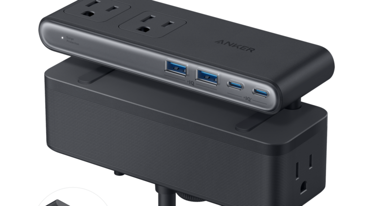 Anker「Nano Power Strip」発売 机に挟むクランプ式、10ポート70Wで9,990円