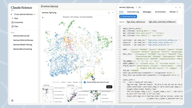 Anthropic、研究者向けAI作業環境「Claude Science」公開 60超のDBと再現可能な成果物に対応