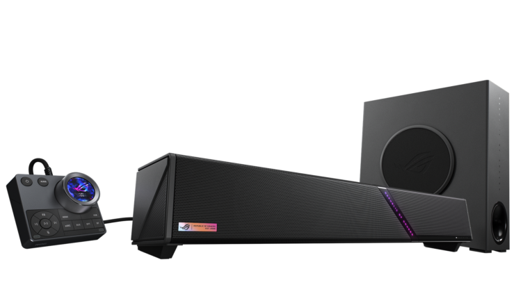 ASUS ROG首款回音壁「Gjallar」发布 支持2.1.2声道杜比全景声与5GHz无线低音炮