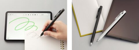 エレコムとゼブラが初共同開発「スタイラスツーウェイ」発表 1本で紙にもiPadにも書ける2WAYペン