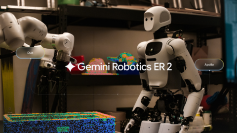 「Gemini Robotics ER 2」公開 動きながら考え、複数台のロボットが協調