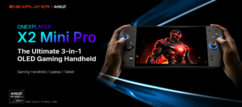 「ONEXPLAYER X2 Mini Pro」発表 8.8型OLEDとRyzen AI Max+ 388で2,499ドルから