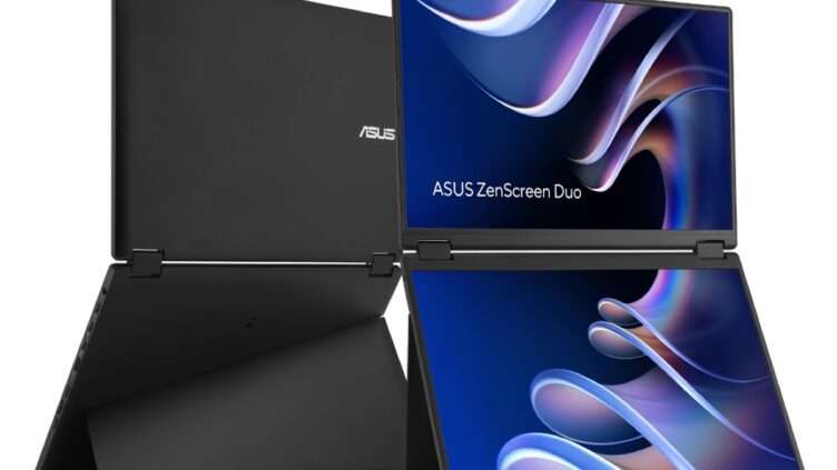 ASUS ZenScreen Duo MB14FCD Arrives in Canada: Two 14-inch IPS Panels Fold into a 1.2kg Portable Display