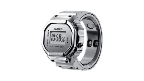 Casio Launches CRW-H001, a 19g Ring Watch With Heart Rate, SpO2 and Temperature Sensors for 1,990 Yuan