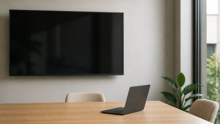 Google Meetに「Room Display」モード ノートPCとテレビで会議画面を役割分担