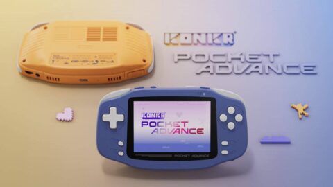 「KONKR Pocket Advance」実機公開 3.5型960×640でGBAのドットを4倍表示、224g