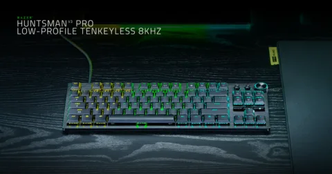 Razerが世界初の薄型アナログ光学キーボード発表 平均0.39msで日本は9月発売