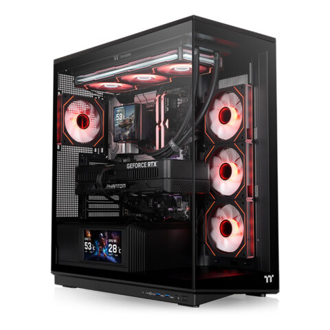 Thermaltake「Stage TG ARGB」8月28日発売 ケース内にフィギュアを飾る棚、20,980円から