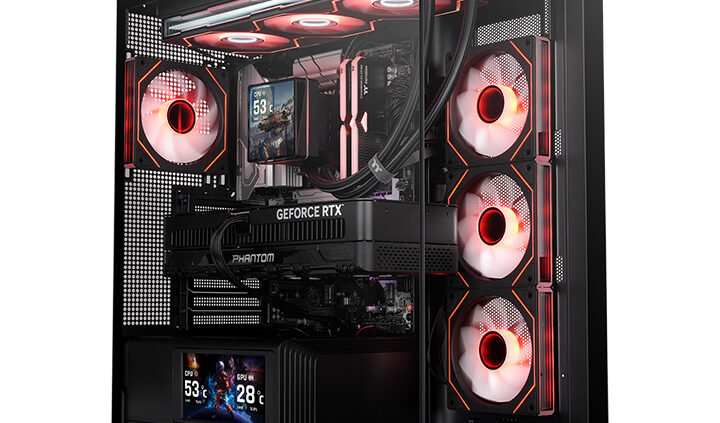 Thermaltake「Stage TG ARGB」8月28日発売 ケース内にフィギュアを飾る棚、20,980円から
