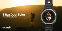 Amazfit T-Rex Dual Solar 両面ソーラー充電スマートウォッチ