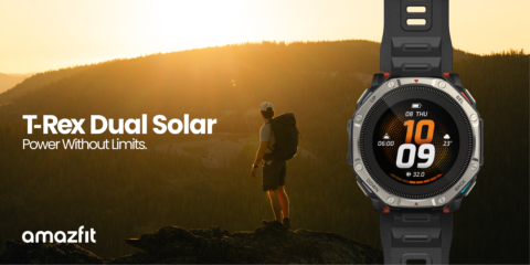 Amazfit Unveils T-Rex Dual Solar with Dual-Sided Solar Charging, Up to 34 Days