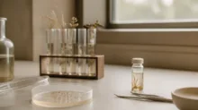 Anthropicの生物学ラボをイメージした静物写真