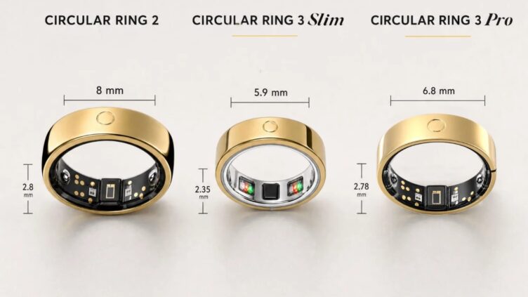 Circular「Ring 3 Pro」「Ring 3 Slim」を発表 心電図とNFC決済を1つの指輪に、予約は12月・出荷は2027年初頭