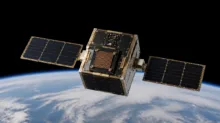 GoogleのTPU搭載試験衛星のイメージ