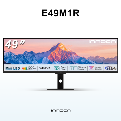 INNOCN发布全球首款平面Mini LED超宽显示器「E49M1R」