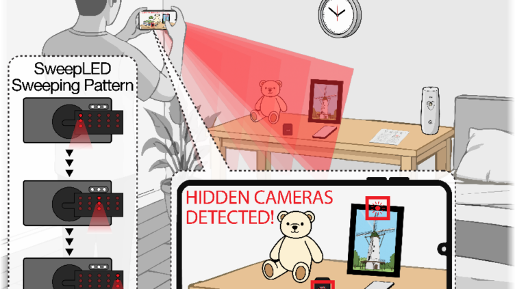 KAIST、スマホ用LEDケースで隠しカメラを見つける「SweepLED」を開発 部品代7ドルでAIが精度94パーセント