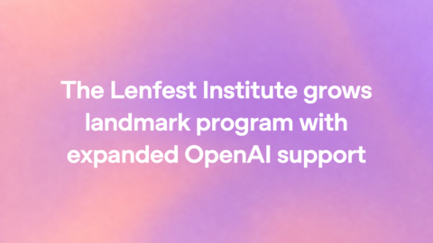 OpenAIとLenfest Institute、報道機関向けAIフェローシップを拡充 OpenAIは500万ドルを拠出
